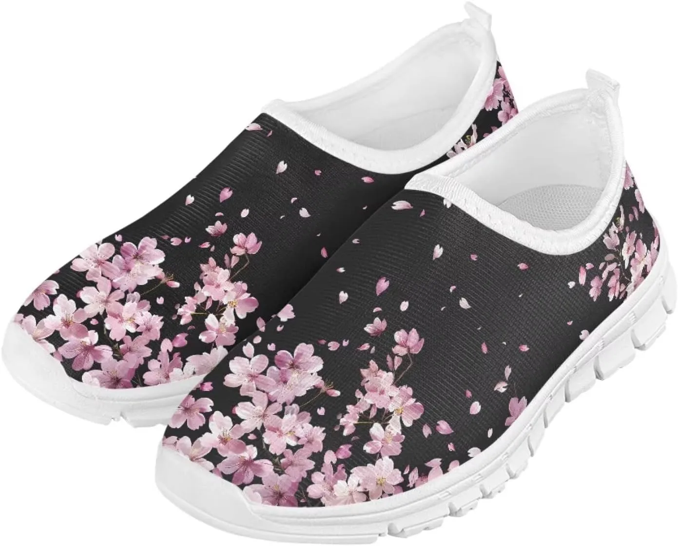 Slip On Casual Shoes for Boys Girls Breathable Mesh Walking Shoes Loafers Lightweight Non Slip Running Sneakers White Sole Size 11-15