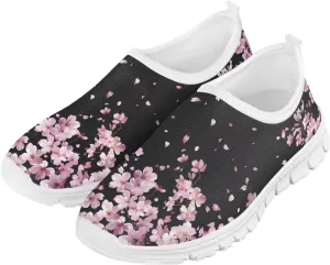 Slip On Casual Shoes for Boys Girls Breathable Mesh Walking Shoes Loafers Lightweight Non Slip Running Sneakers White Sole Size 11-15