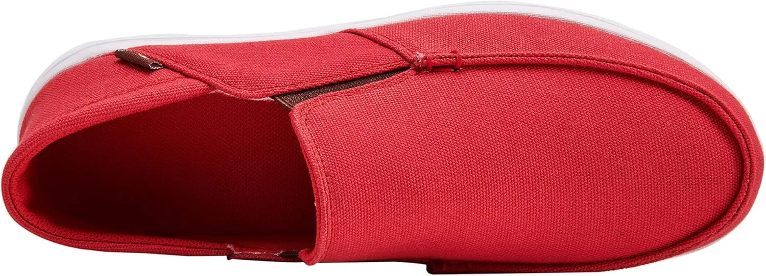 Slip On Shoes for Men Casual Canvas Loafers Men's Deck Shoes Comfort Boat Shoes with Rubber Sole