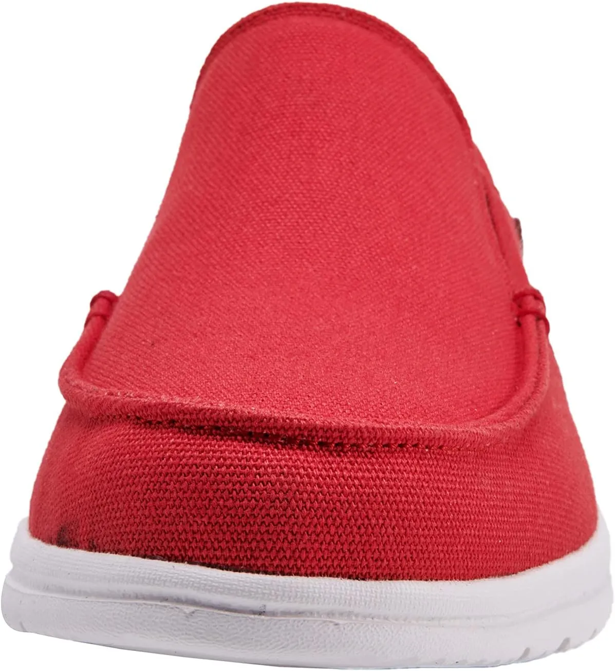 Slip On Shoes for Men Casual Canvas Loafers Men's Deck Shoes Comfort Boat Shoes with Rubber Sole