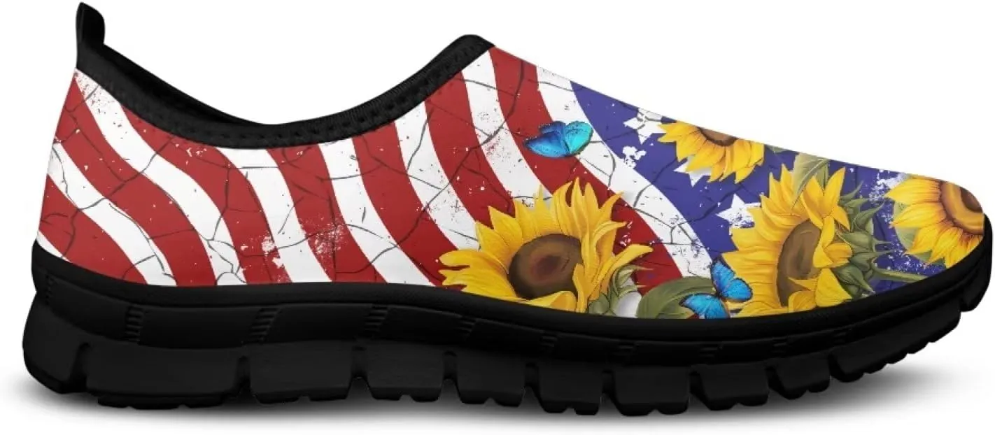 Slip On Women Wide Width Loafer Slipper Shoes Athletic Running Sneakers Non Slip Memory Foam