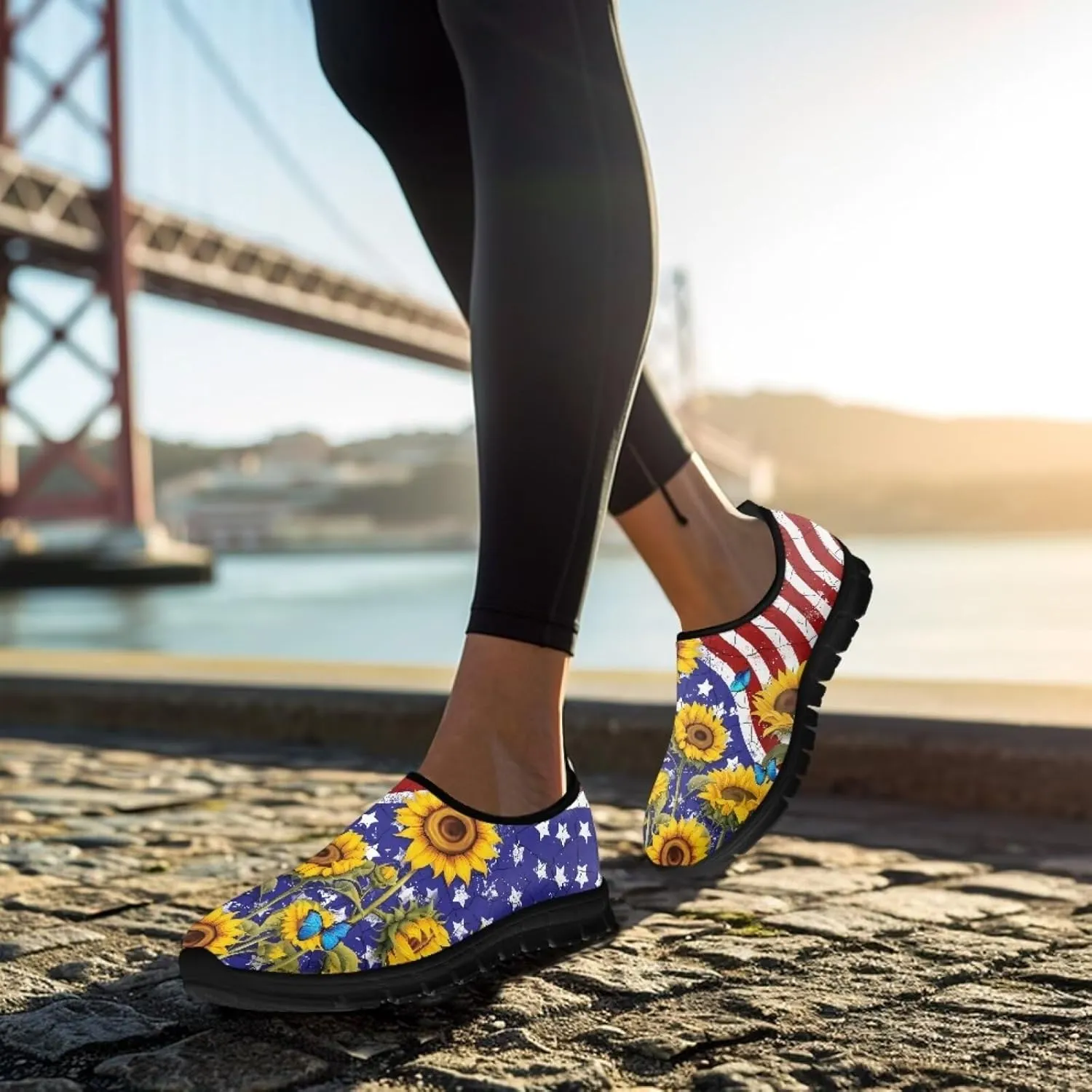 Slip On Women Wide Width Loafer Slipper Shoes Athletic Running Sneakers Non Slip Memory Foam