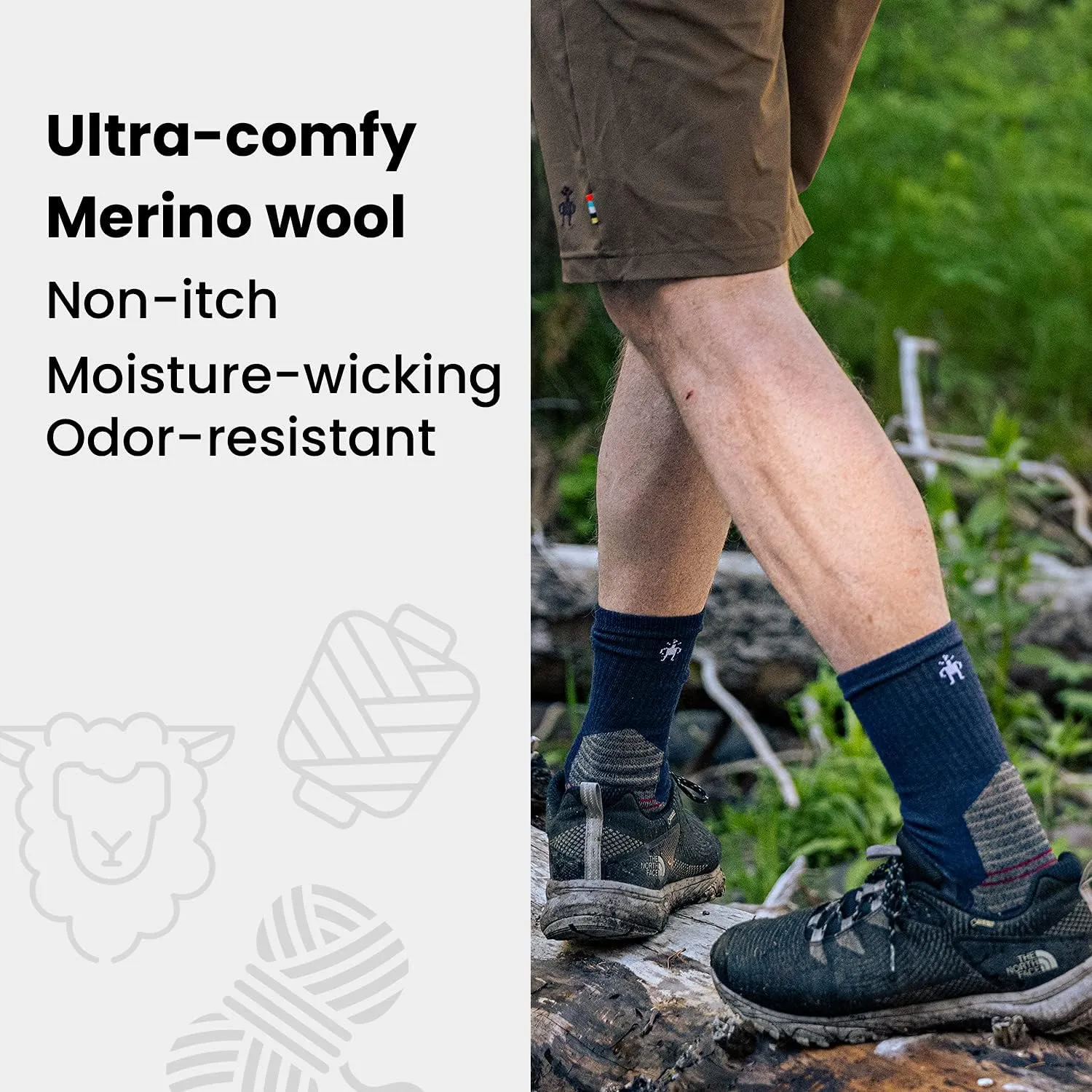 Smartwool Men's Classic Hike Light Cushion Crew