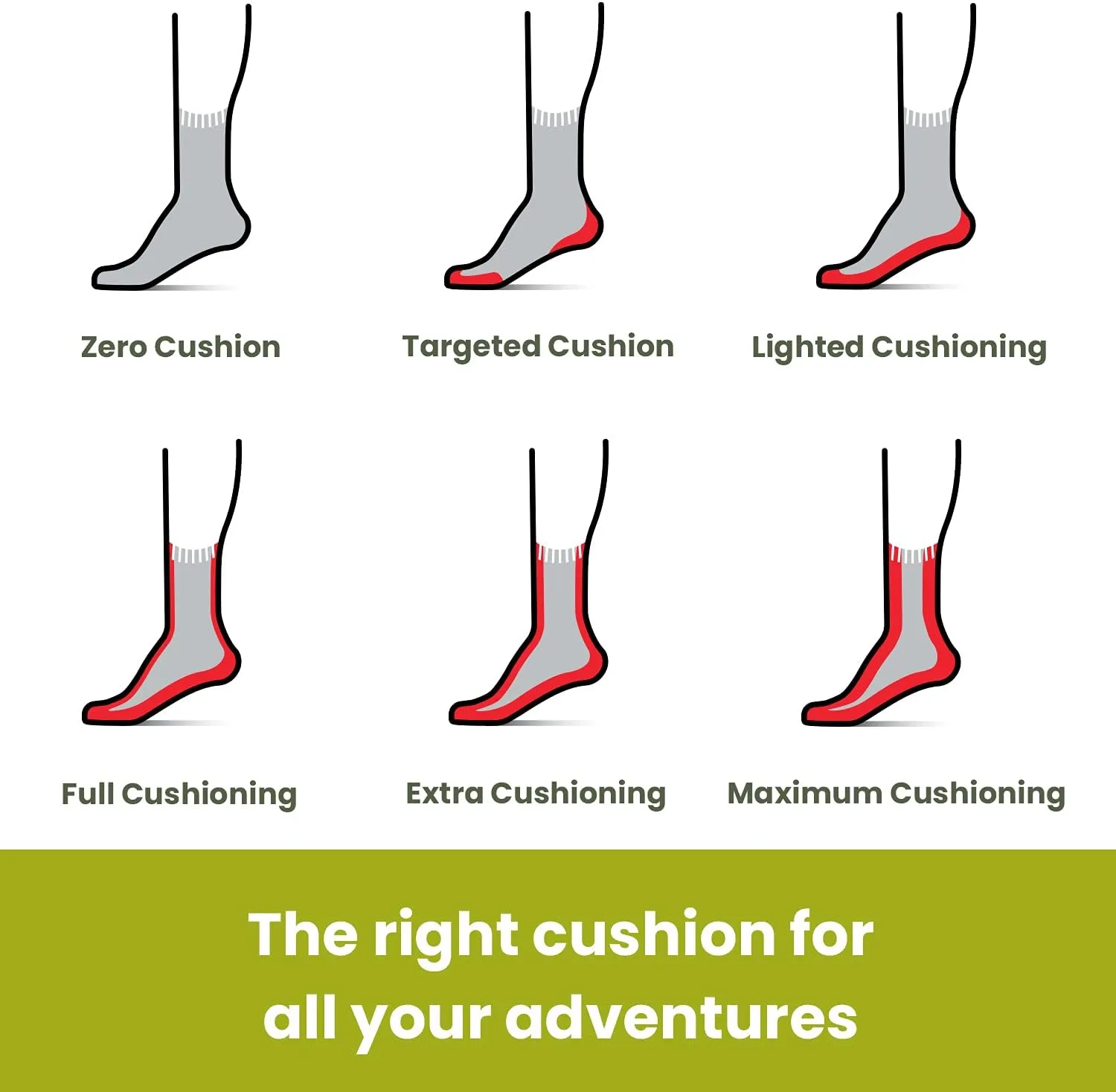 Smartwool Men's Hike Light Cushion Crew Socks (1 & 3 Pairs)