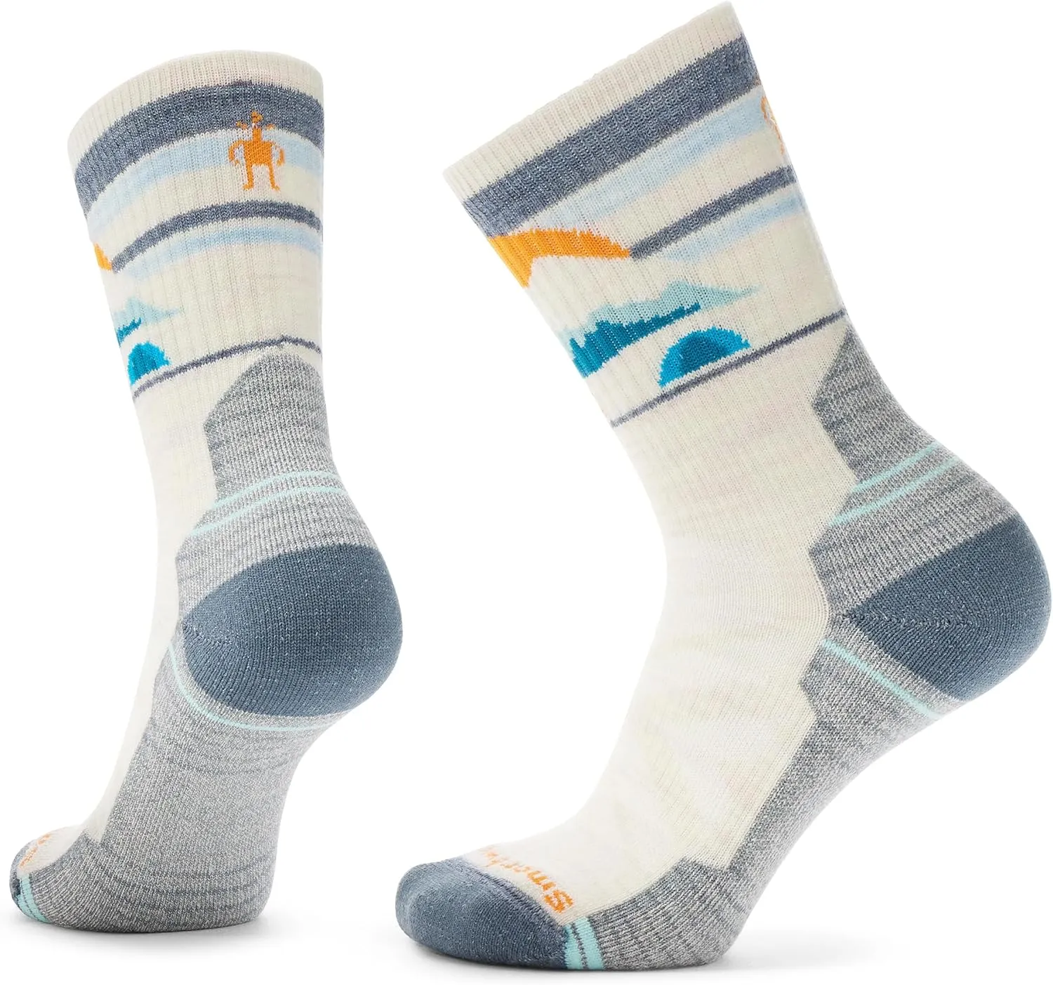 Smartwool Women's Hike Light Cushion Merino Wool Mountain Moon Crew Socks
