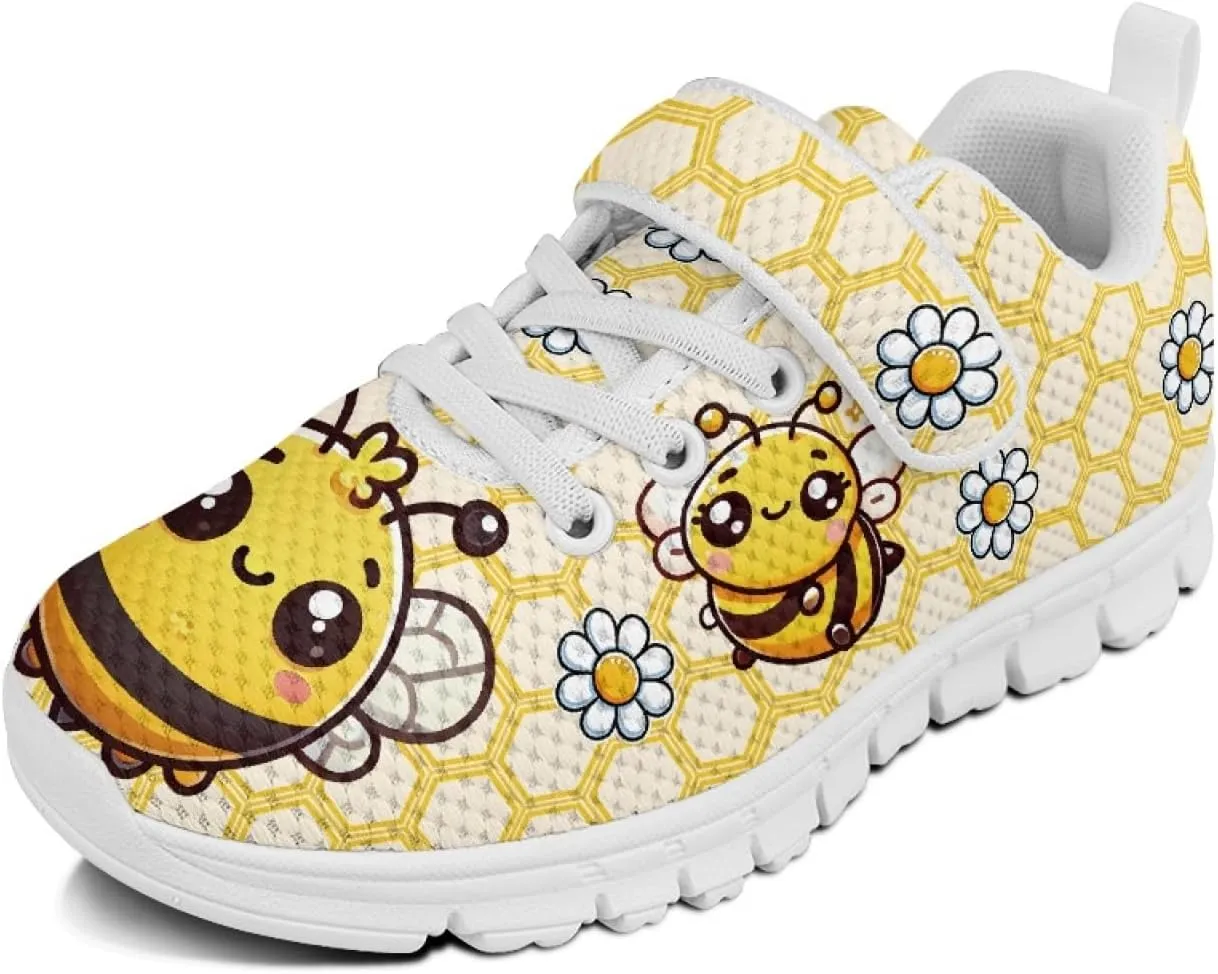 Sneakers for Boys Girls Lightweight Strap Athletic Kids Running Shoes Comfortable Sports Tennis Shoes Walking Shoes