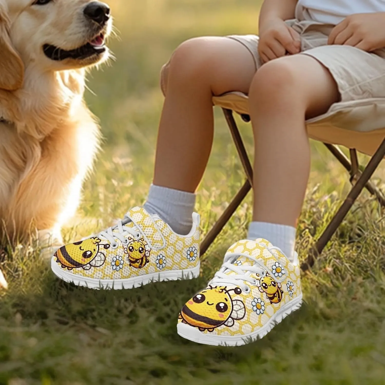Sneakers for Boys Girls Lightweight Strap Athletic Kids Running Shoes Comfortable Sports Tennis Shoes Walking Shoes