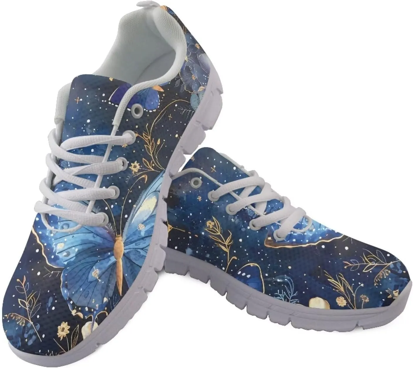 Sneakers for Women Light Lace-up Flats Sneakers Fashion Outdoor Walking Running Shoes