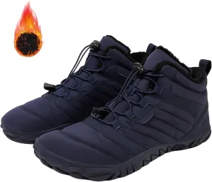 Snow Boots for Mens Womens Non-Slip Waterproof Cold-Proof Outdoor Hiking Sneakers Winter Warm Cotton Shoes