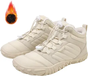 Snow Boots for Mens Womens Non-Slip Waterproof Cold-Proof Outdoor Hiking Sneakers Winter Warm Cotton Shoes