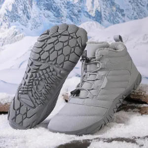 Snow Boots for Mens Womens Non-Slip Waterproof Cold-Proof Outdoor Hiking Sneakers Winter Warm Cotton Shoes
