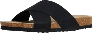 SOBEYO Women's Classic Comfort Sandals Criss-Cross Strap Slip On Low Heel Corks