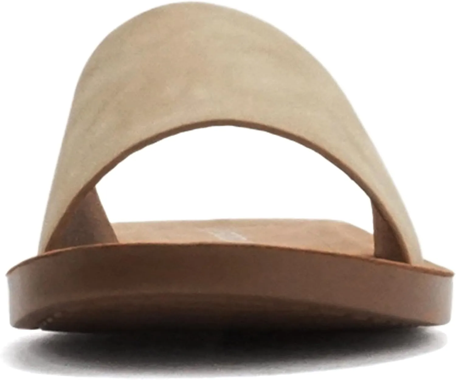 Soda Shoes Efron-S Women Flip Flops Basic Plain Slippers Slip On Sandals Slides Casual Peep Toe Beach