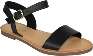 Soda Shoes Women Basic Gladiator Sandals Ankle Strap Open Toe BIGBOSS-S