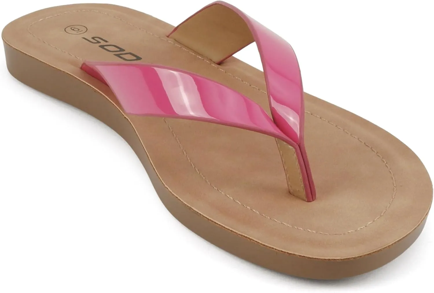 Soda Shoes Women Flip Flops Basic Plain Slippers Thongs Sandals Strap Casual Beach Ella-S