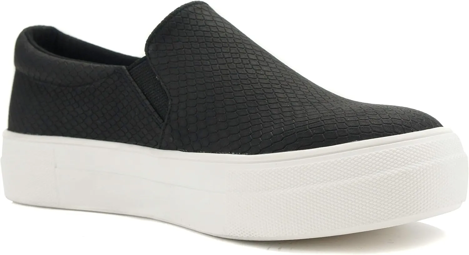 Soda TOPSHOE ave- Hike Platform Slip- On Sneaker w/Cushion Foam