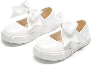 Sparkly Sneakers for Girls 3-12 Years Slip-On Comfort Fit Casual Princess Shoes