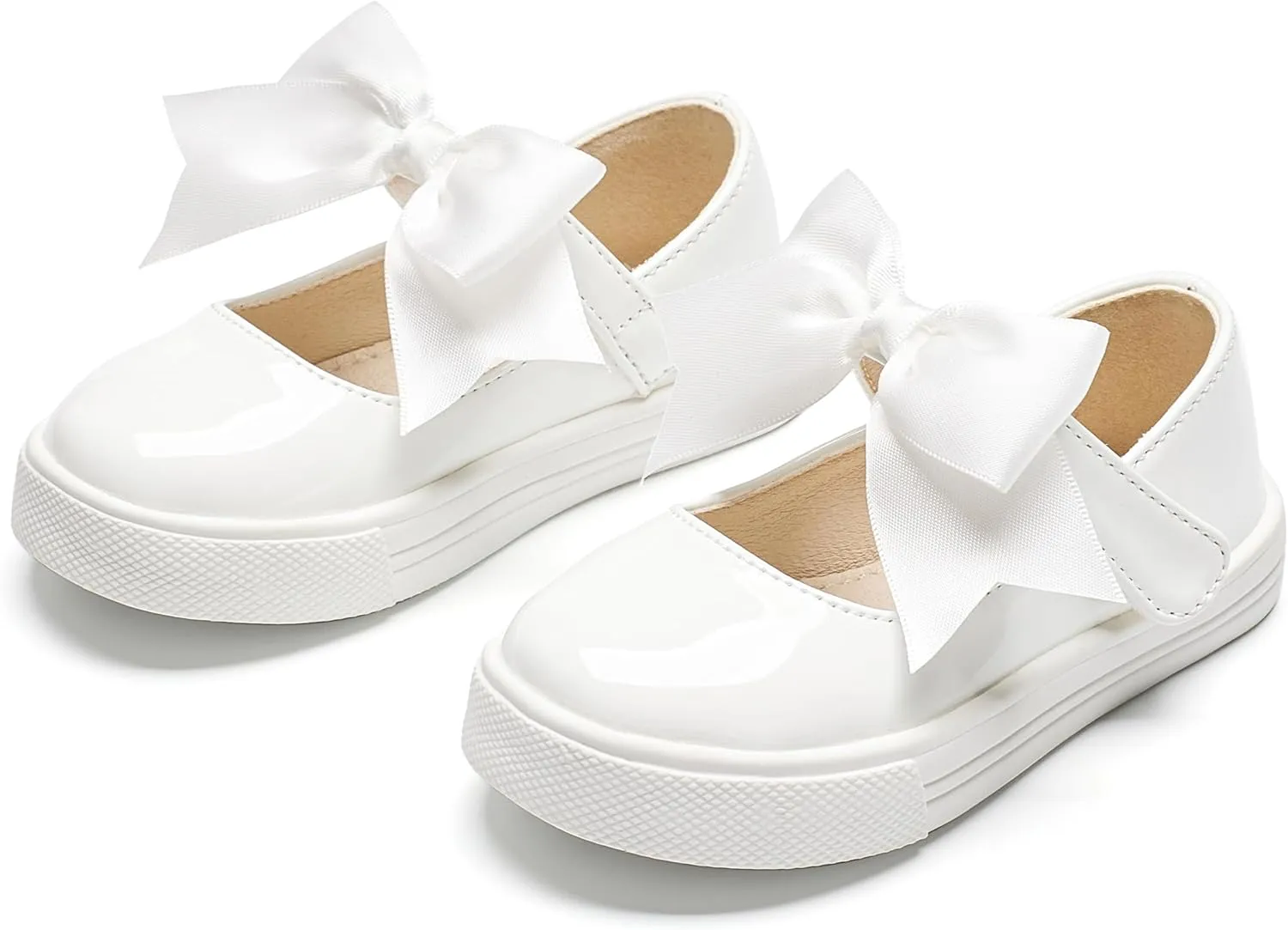 Sparkly Sneakers for Girls 3-12 Years Slip-On Comfort Fit Casual Princess Shoes