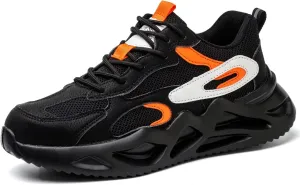 Steel Toe Shoes for Women Men Wide fit Indestructible Work Sneakers Safety Shoes Lightweight Slip Resistant Puncture Proof Composite Toe Shoe