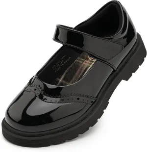 Stelle Girls School Mary Janes Uniform Shoes Flats Dress Shoes Chunky Loafers Oxfords (Little/Big Kids)