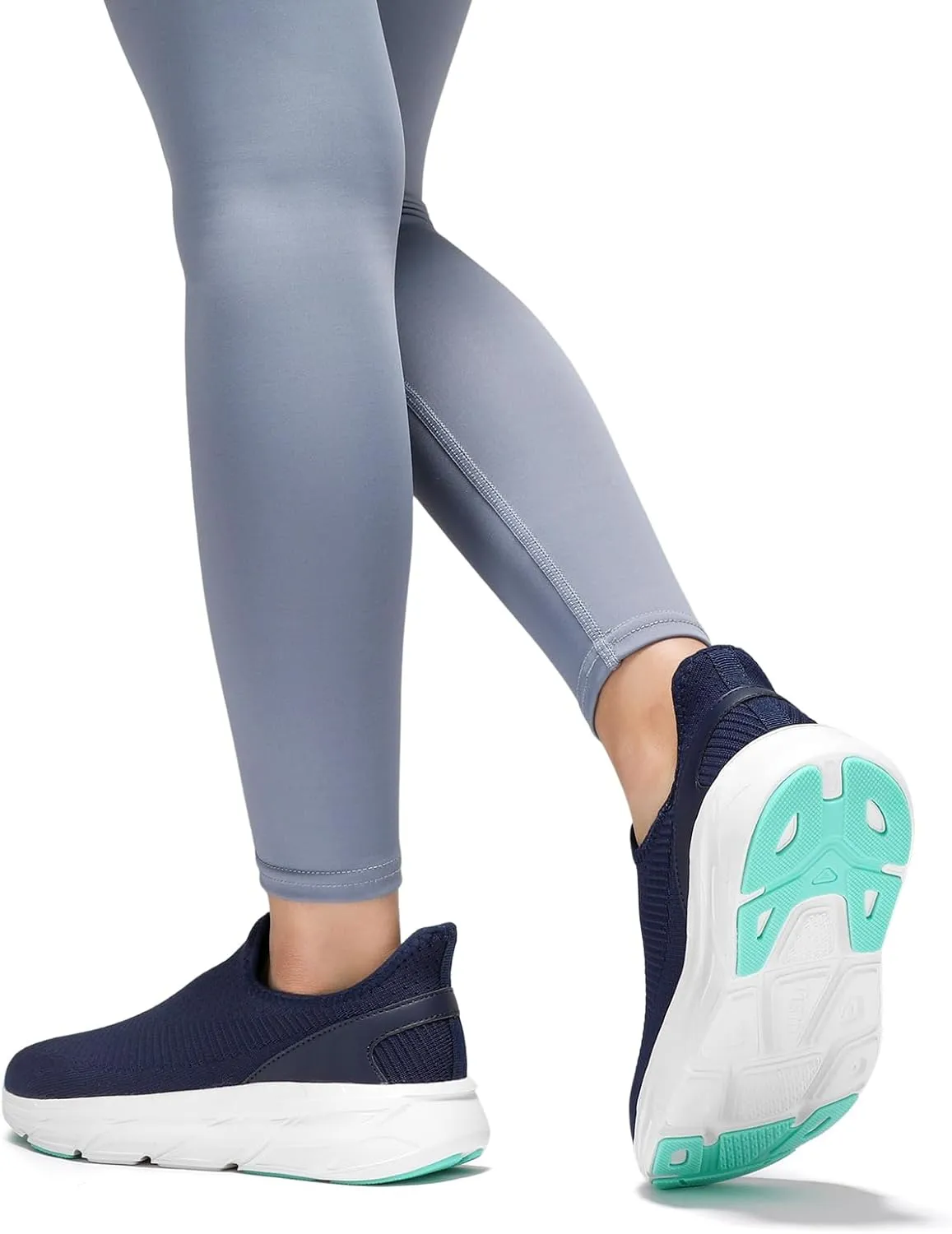 STQ Womens Slip on Shoes Breathable Lightweight Orthopedic Walking Shoes Workout Gym Sports Athletic Sneakers