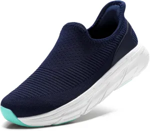 STQ Womens Slip on Shoes Breathable Lightweight Orthopedic Walking Shoes Workout Gym Sports Athletic Sneakers