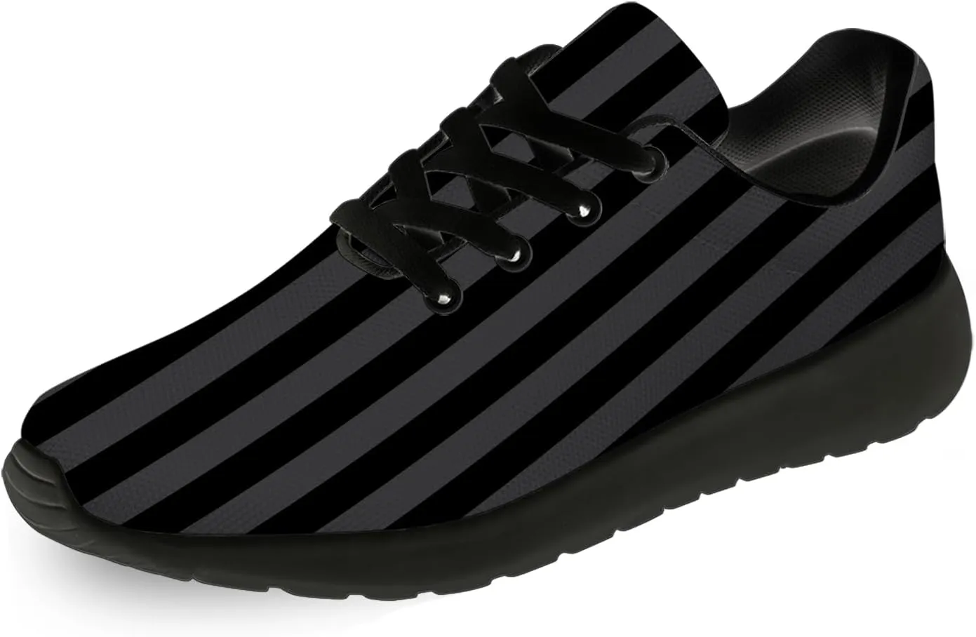 Striped Tennis Shoes for Men Women Running Walking Shoes Gym Athletic Sneakers Gifts for Mom Dad