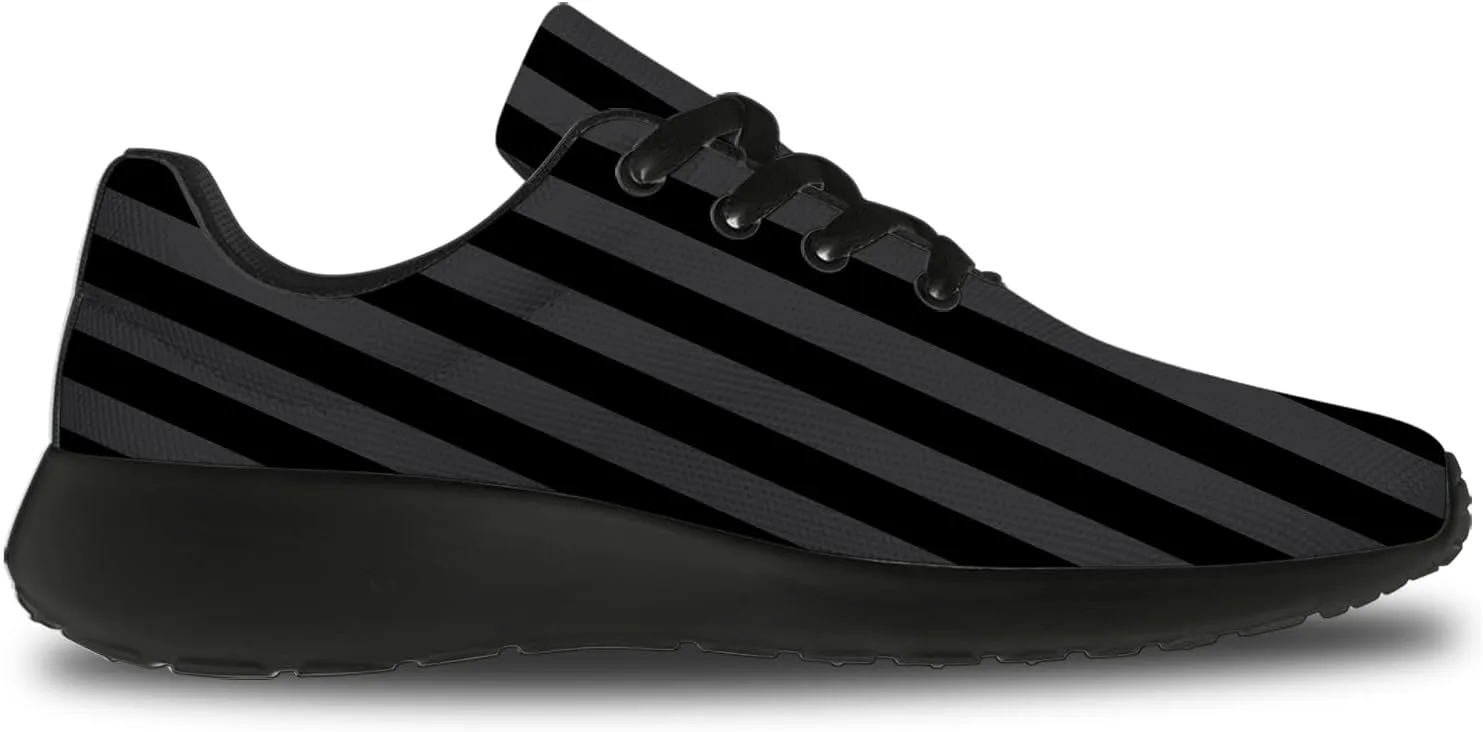 Striped Tennis Shoes for Men Women Running Walking Shoes Gym Athletic Sneakers Gifts for Mom Dad