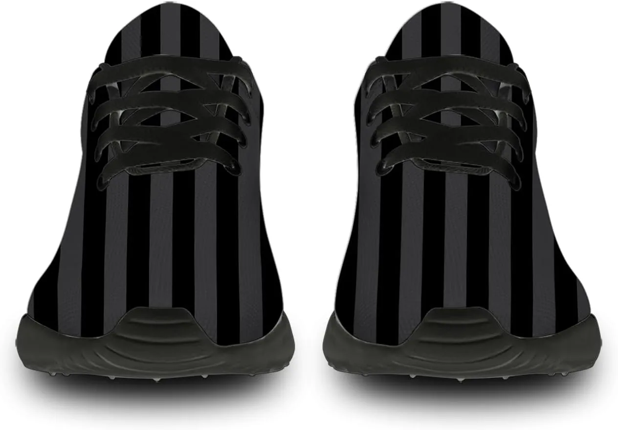 Striped Tennis Shoes for Men Women Running Walking Shoes Gym Athletic Sneakers Gifts for Mom Dad