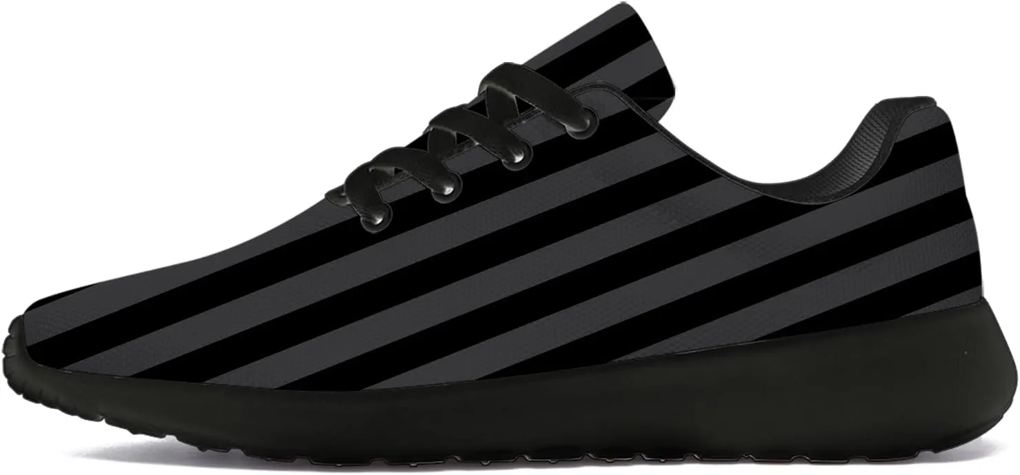 Striped Tennis Shoes for Men Women Running Walking Shoes Gym Athletic Sneakers Gifts for Mom Dad