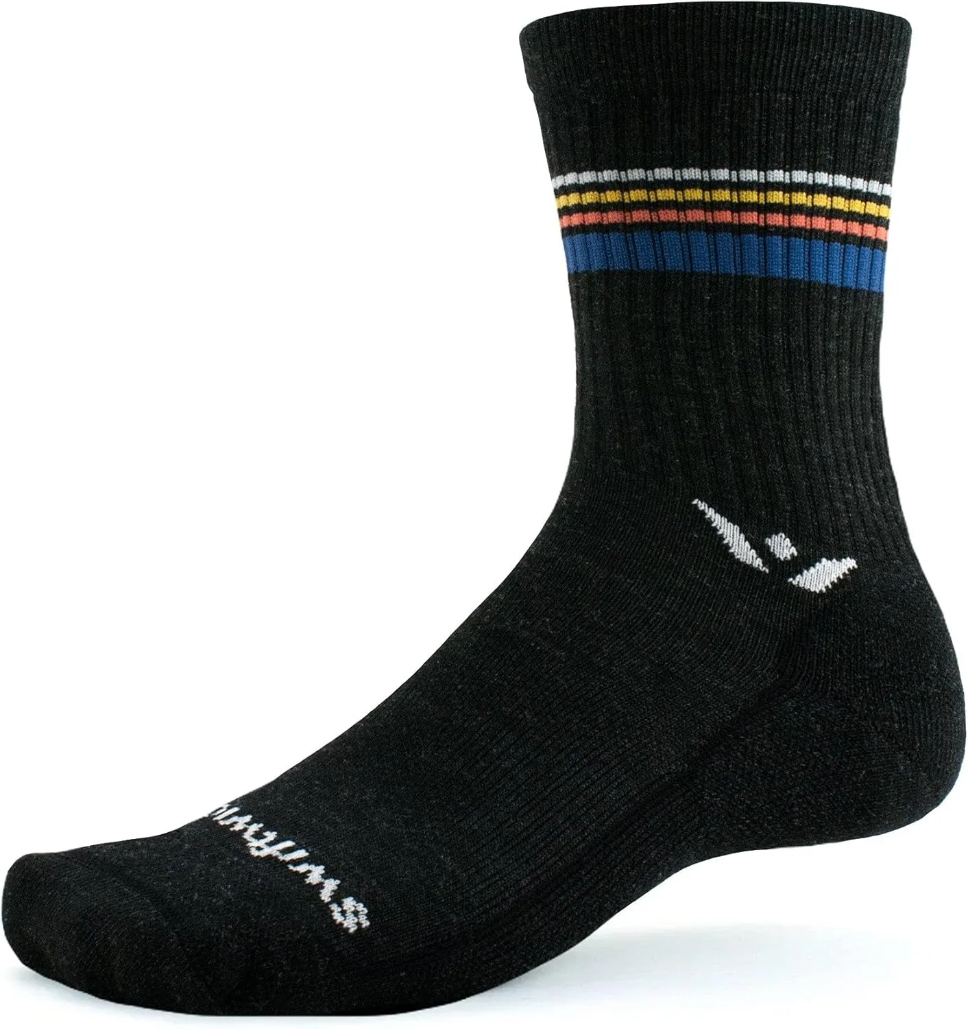 Swiftwick- PURSUIT HIKE SIX Lightweight Hiking Socks, Merino Wool, Mens and Womens
