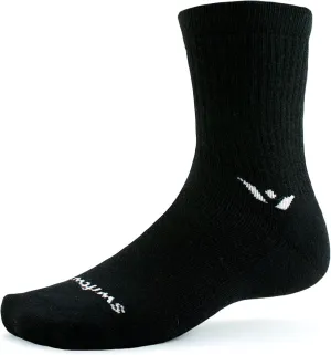 Swiftwick- PURSUIT HIKE SIX Medium-Weight Hiking Socks, Merino Wool, Mens and Womens