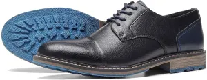 Tanner Shoes Men's Orthopedic Comfort Dress Shoes Casual Business Leather Oxford Derby Loafers Office Walking Work Flats