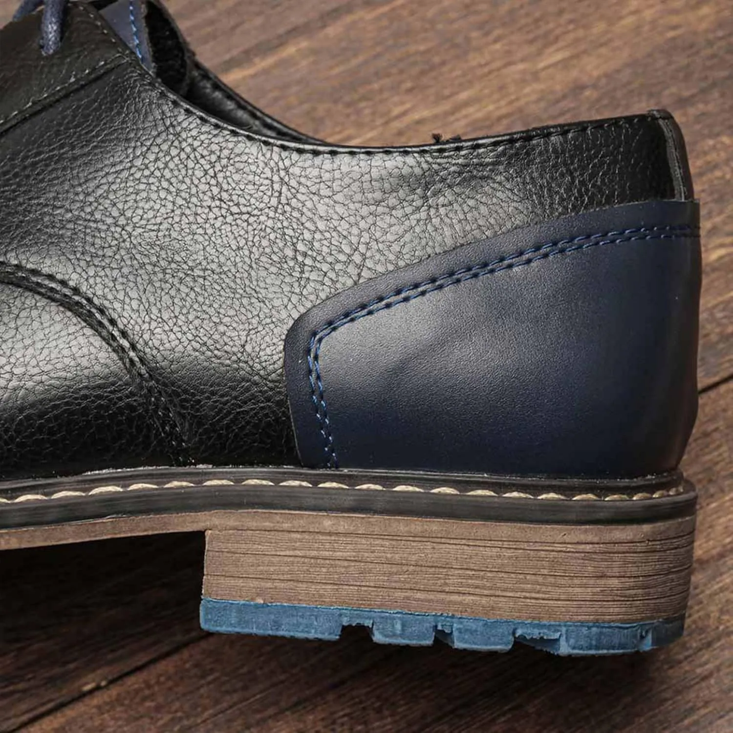 Tanner Shoes Men's Orthopedic Comfort Dress Shoes Casual Business Leather Oxford Derby Loafers Office Walking Work Flats