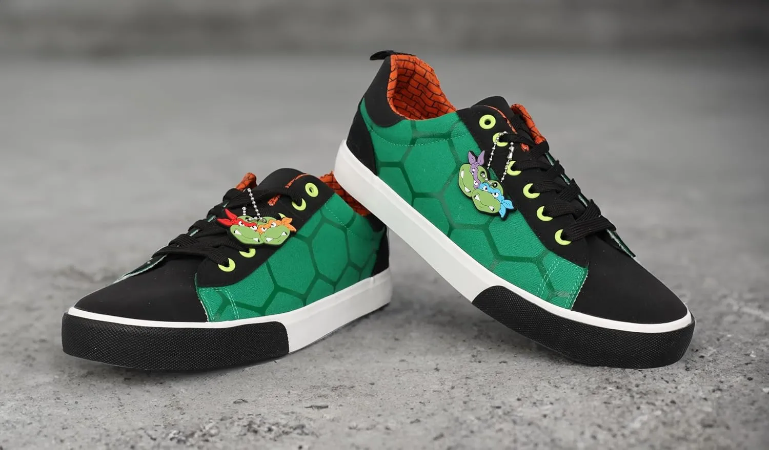 Teenage Mutant Ninja Turtles Sneakers - Aweseome Mens or Unisex Low Top TMNT Shoes