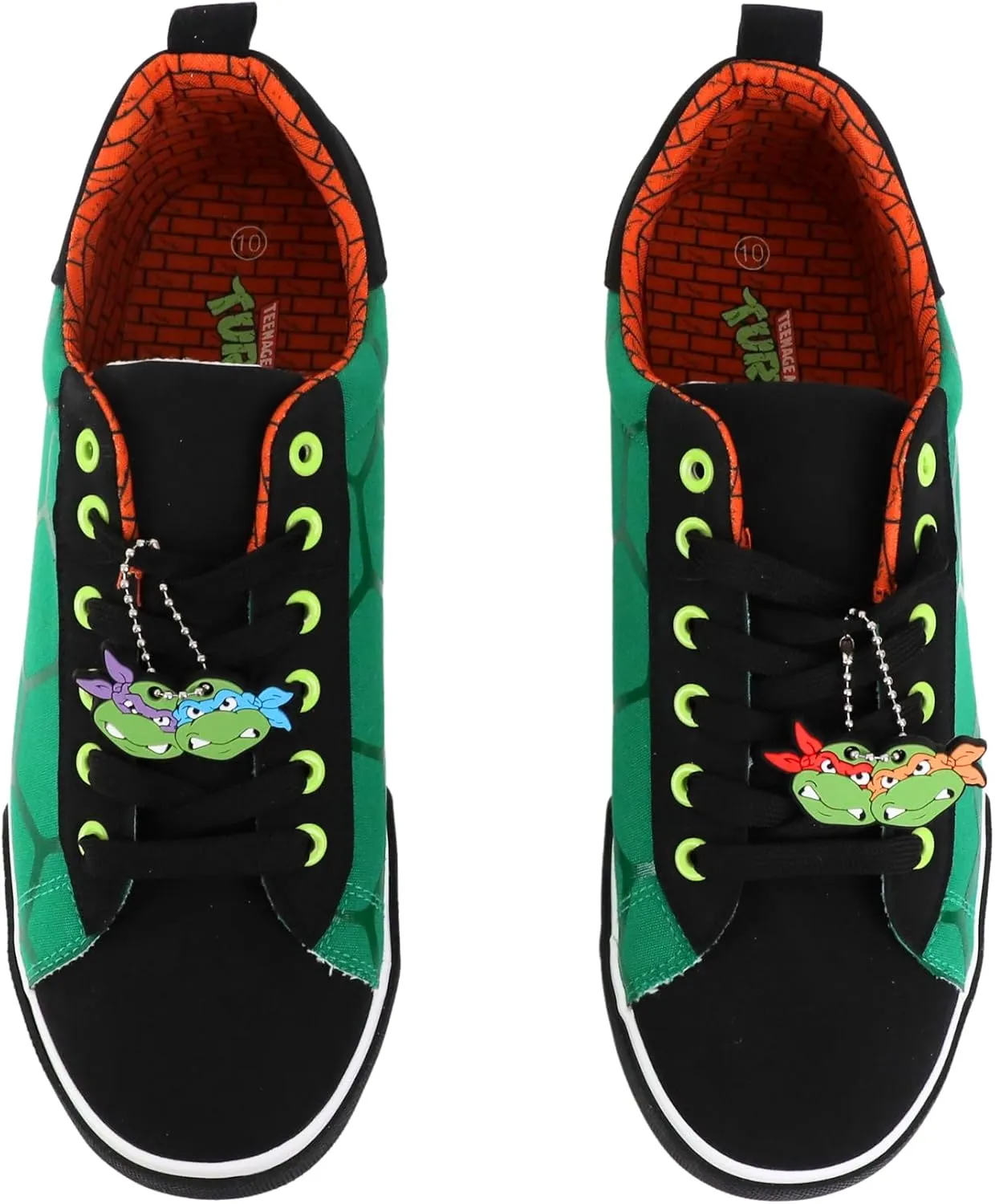 Teenage Mutant Ninja Turtles Sneakers - Aweseome Mens or Unisex Low Top TMNT Shoes