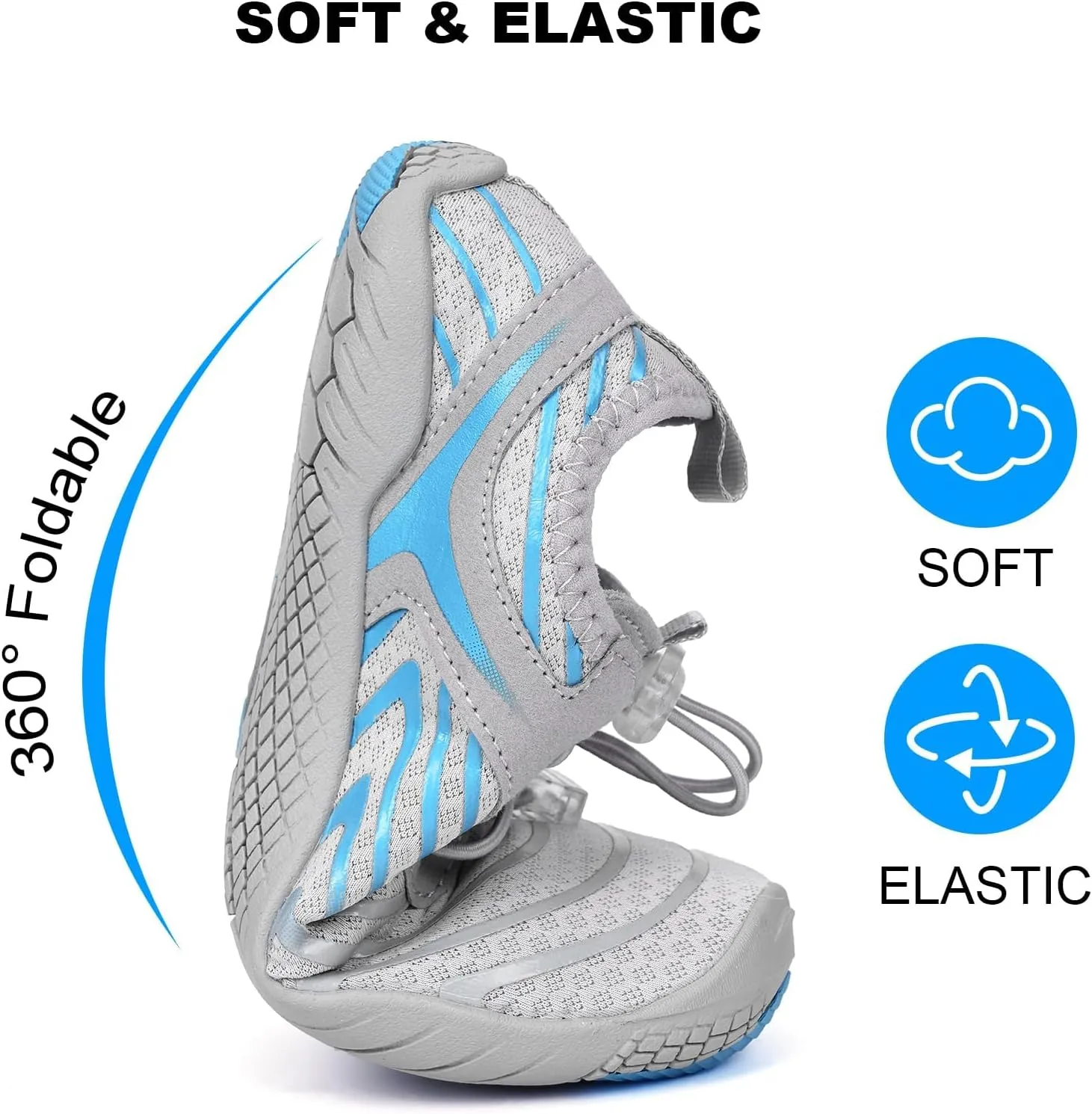 Thatrich Hike Shoes Footwear Womens Barefoot Walking Shoes Slip On Hiking Water Shoe Outdoor Waterproof Grounded Sneakers Wide Toe Box Unisex