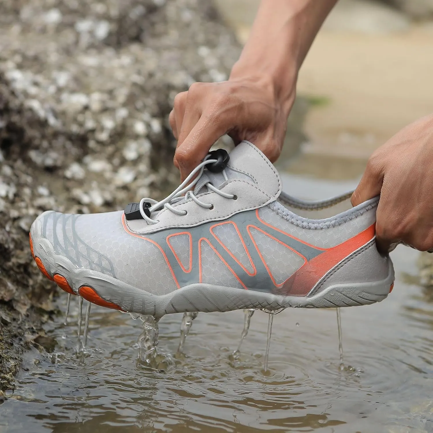 Thatrich Pro Barefoot Shoes for Women, Hike Barefoot Footwear Womens, Hike Shoes Footwear Womens, Wide Toe Box Sneakers Walking Athletic Sport Riding Gym Workout Running Shoe