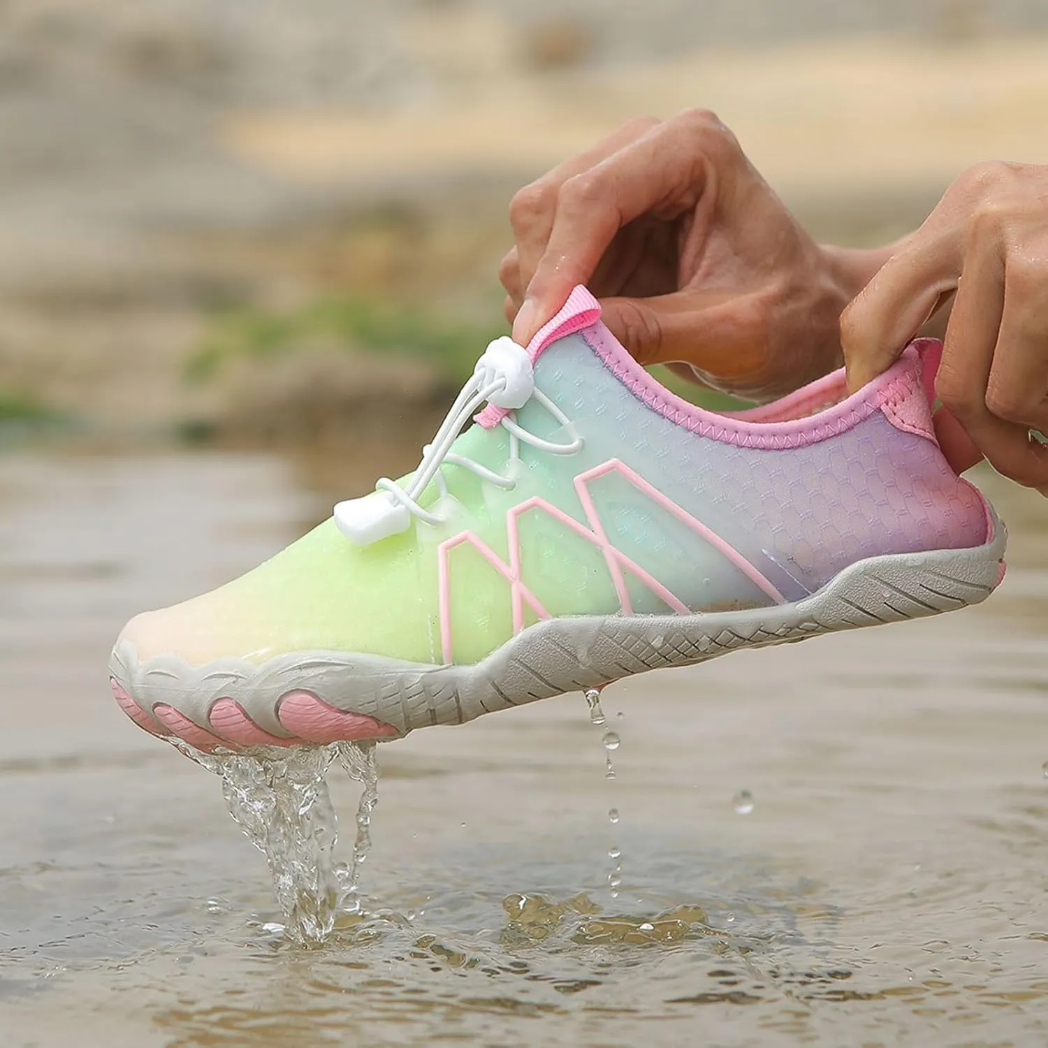 Thatrich Pro Barefoot Shoes for Women, Hike Barefoot Footwear Womens, Hike Shoes Footwear Womens, Wide Toe Box Sneakers Walking Athletic Sport Riding Gym Workout Running Shoe