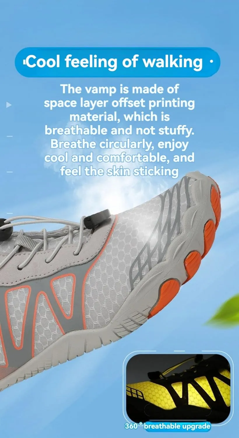 Thatrich Pro Barefoot Shoes for Women, Hike Barefoot Footwear Womens, Hike Shoes Footwear Womens, Wide Toe Box Sneakers Walking Athletic Sport Riding Gym Workout Running Shoe