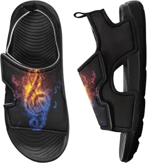 Toddler Boy Sandals Funny Summer Shoes for Kids Slip On Sandals