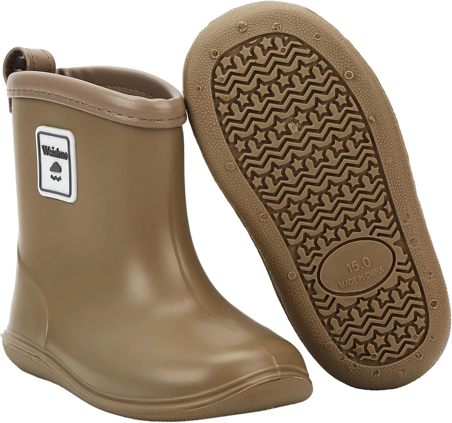 Toddler Rain Boots for Boys Girls,Toddler Rubber Boots Waterproof Lightweight Baby Wellies Unisex Infant Rainboots