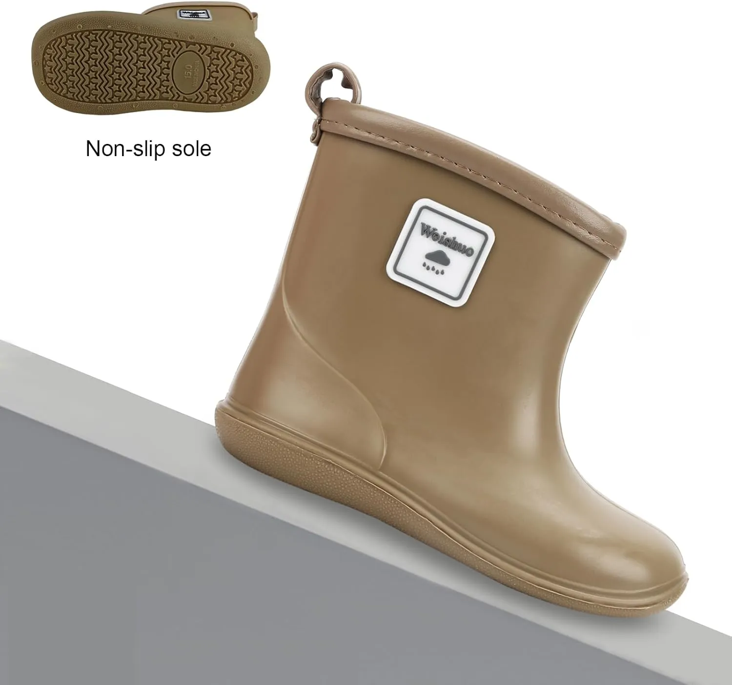 Toddler Rain Boots for Boys Girls,Toddler Rubber Boots Waterproof Lightweight Baby Wellies Unisex Infant Rainboots