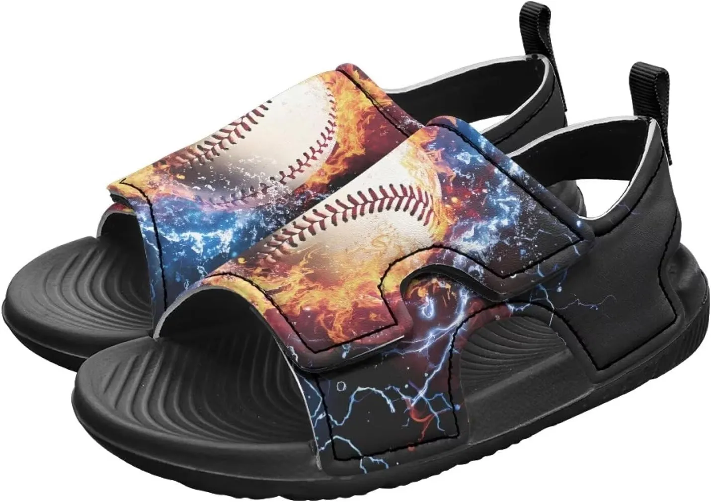 Toddler Sandals Boys Pool Slides Lightweight Summer Slippers for Kids