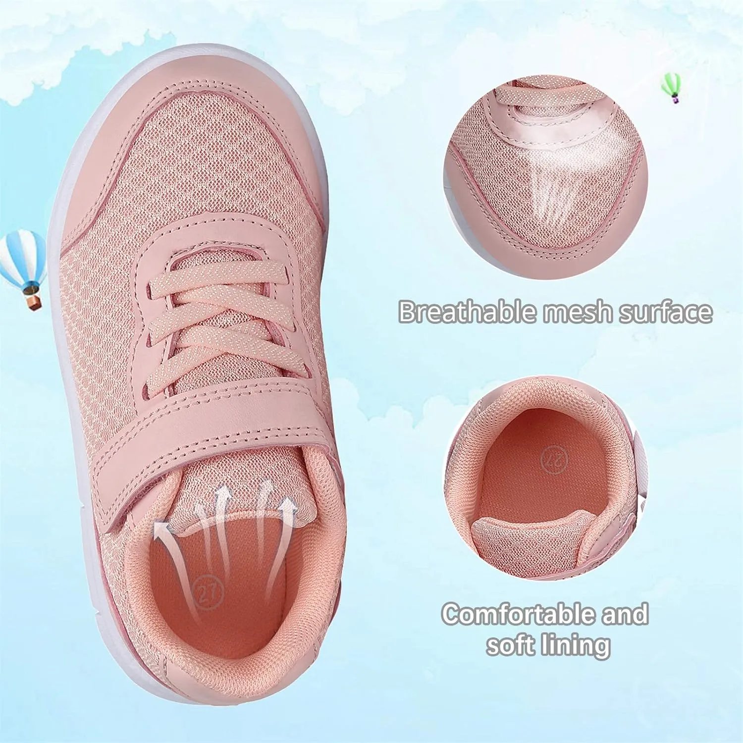 Toddler Shoes Boys Girls Sneakers Little Kids Tennis Shoes for Running Walking