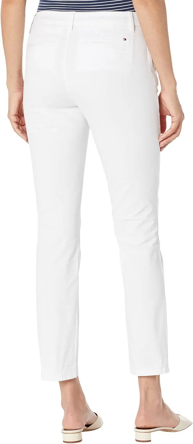 Tommy Hilfiger Women's Hampton Chino Pants – Lightweight Pants With Relaxed Fit