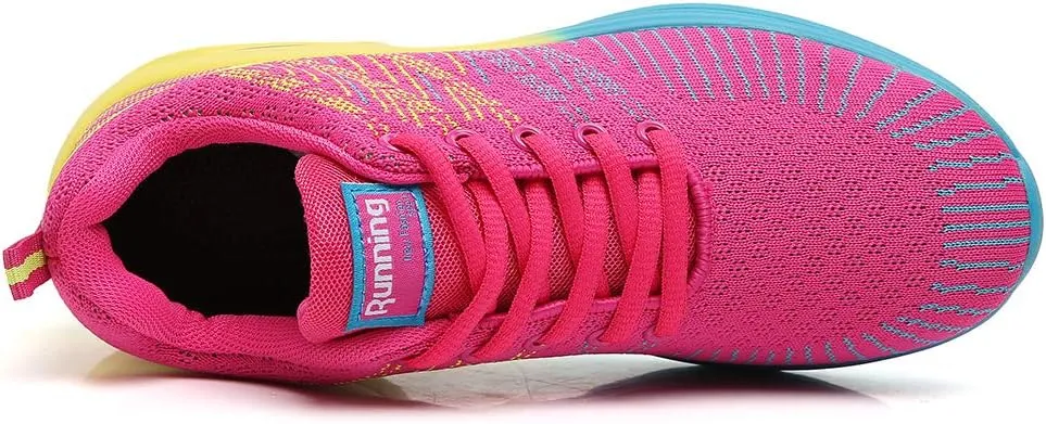 TSIODFO Women Running Shoes Gym Jogging Walking Sneakers