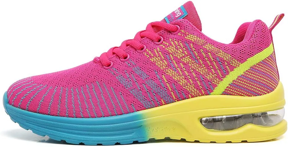 TSIODFO Women Running Shoes Gym Jogging Walking Sneakers
