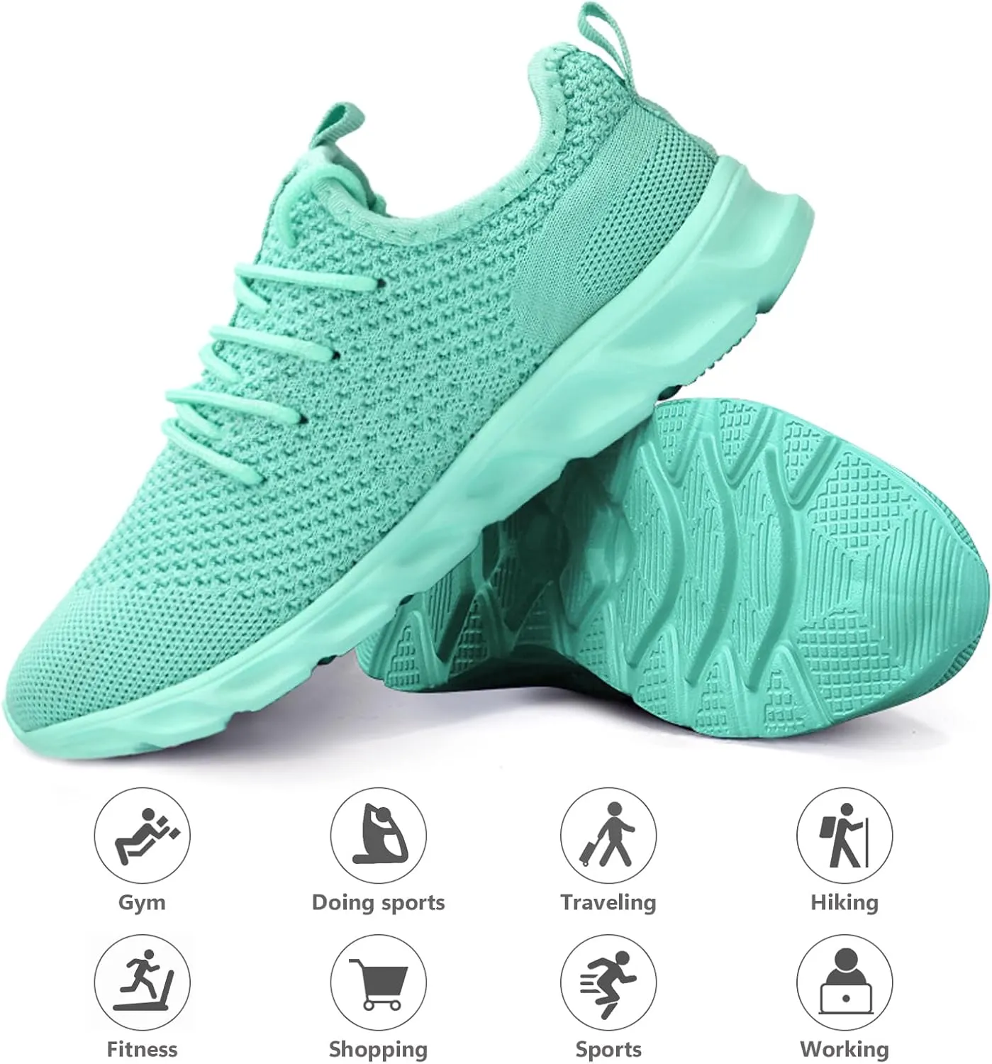 Tvtaop Running Shoes Womens Sneakers Tennis Walking Workout Gym Shoes Lightweight Comfortable Trail Running