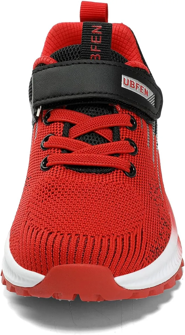 UBFEN Kids Sneakers Boys Girls Tennis Shoes for Running Athletic Walking Gym Sports Lightweight Breathable